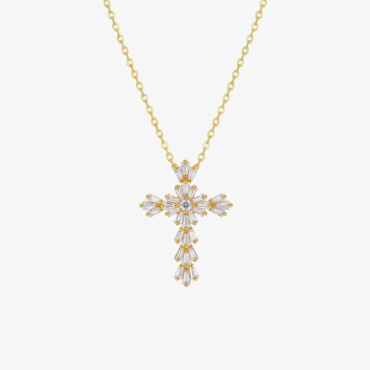 Collar Cruz Radiante