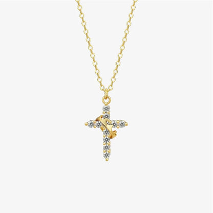 Collar Cruz Coronada