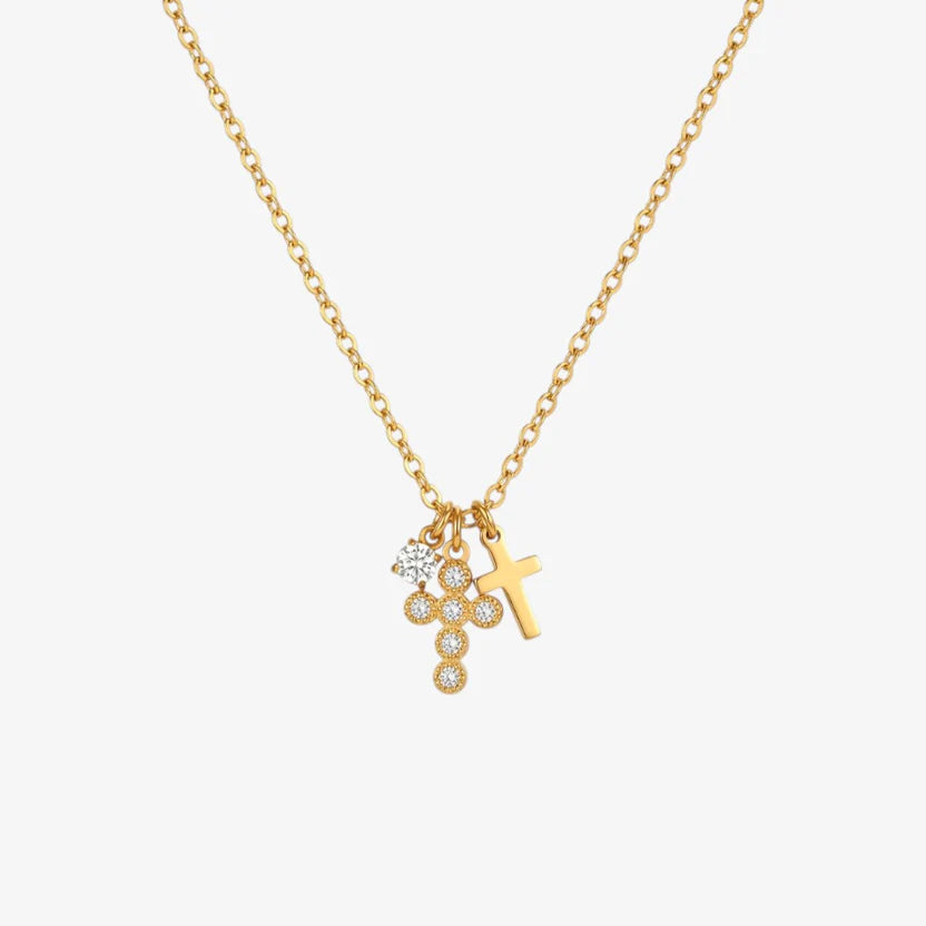 Collar Cruz Cora Dei — Lleva tu fe siempre contigo
